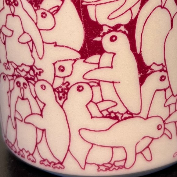 1984 TAYLOR & NG Frolicking Naughty Penguins Mug Nitetime Animates Collection - Picture 11 of 13